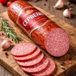 Сервелат варено-копчений (вищого ґатунку)